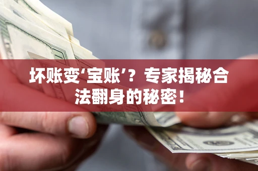 北京坏账变‘宝账’？专家揭秘合法翻身的秘密！