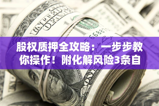 北京股权质押全攻略：一步步教你操作！附化解风险3条自救法则