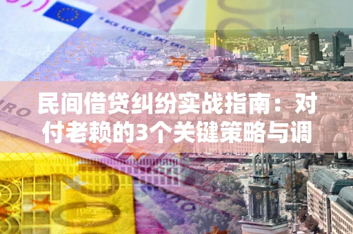 北京民间借贷纠纷实战指南：对付老赖的3个关键策略与调解盲区解析