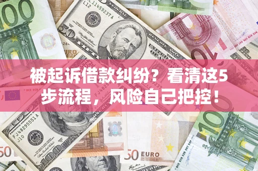 北京被起诉借款纠纷？看清这5步流程，风险自己把控！