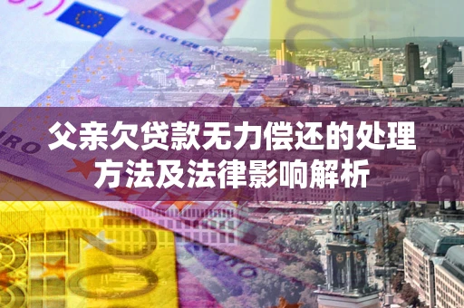 北京父亲欠贷款无力偿还的处理方法及法律影响解析