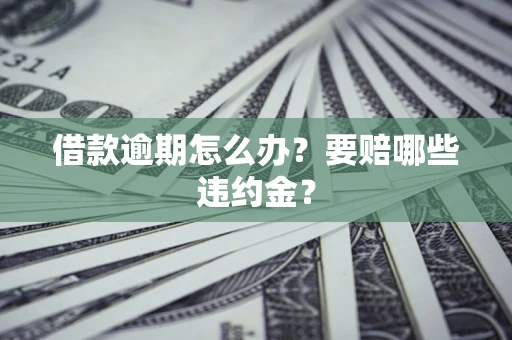 北京借款逾期怎么办？要赔哪些违约金？